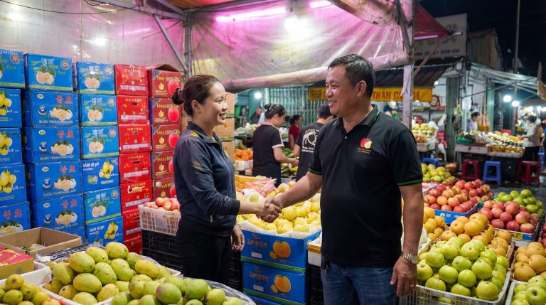 Trái Cây Phương Sinh: Kho Sỉ Giá Gốc, “Mối Ruột” Của Cô Chú Tiểu Thương